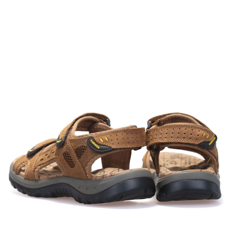 Summer Leisure Beach Men Shoes High Quality Leather Sandals The Big Yards Men's Sandals - TRIPLE AAA Fashion Collection