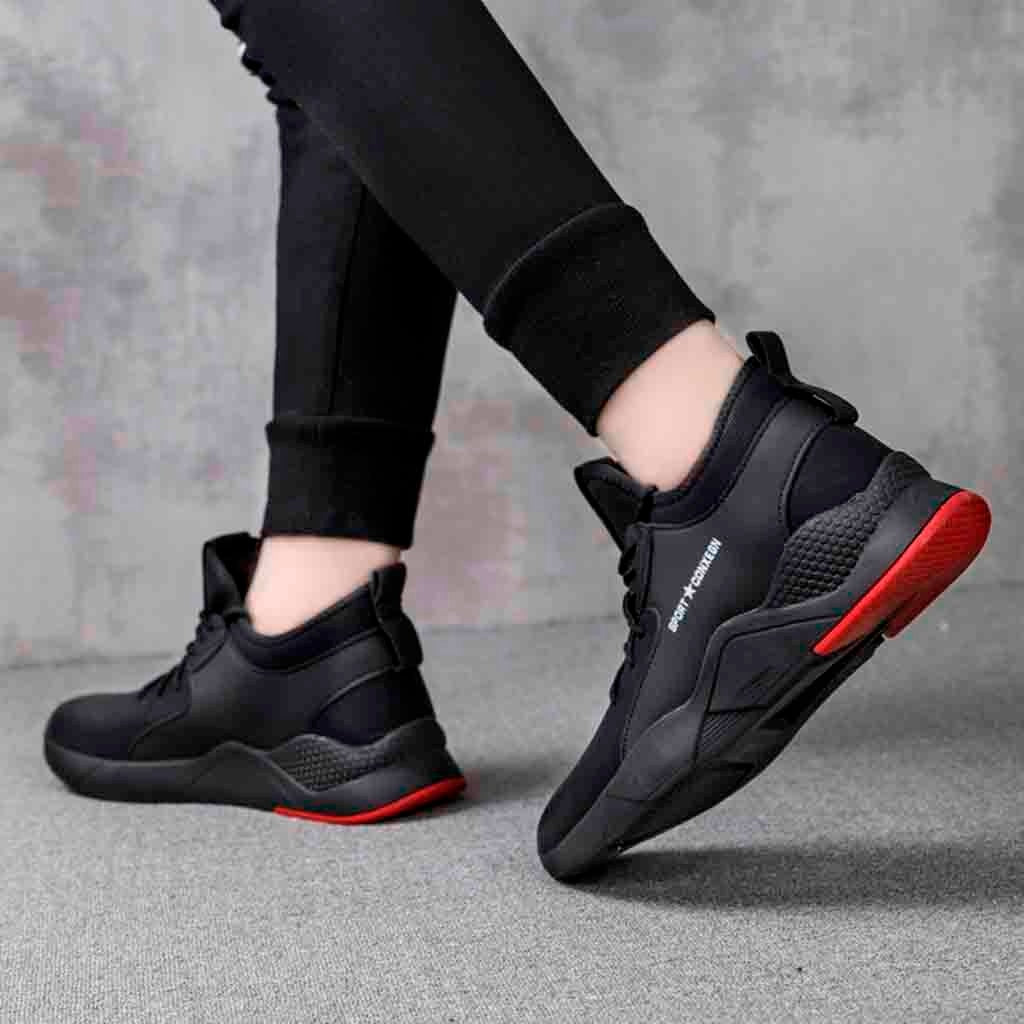 Men Casual Shoes Brand Men Shoes Men Sneakers Flats Mesh Slip On Loafers Fly Knit Breathable - TRIPLE AAA Fashion Collection