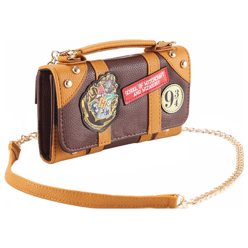 Women 9 3/4Bag PU School Badge Wallet Package Collectibles Newt Shoulder Bag - TRIPLE AAA Fashion Collection