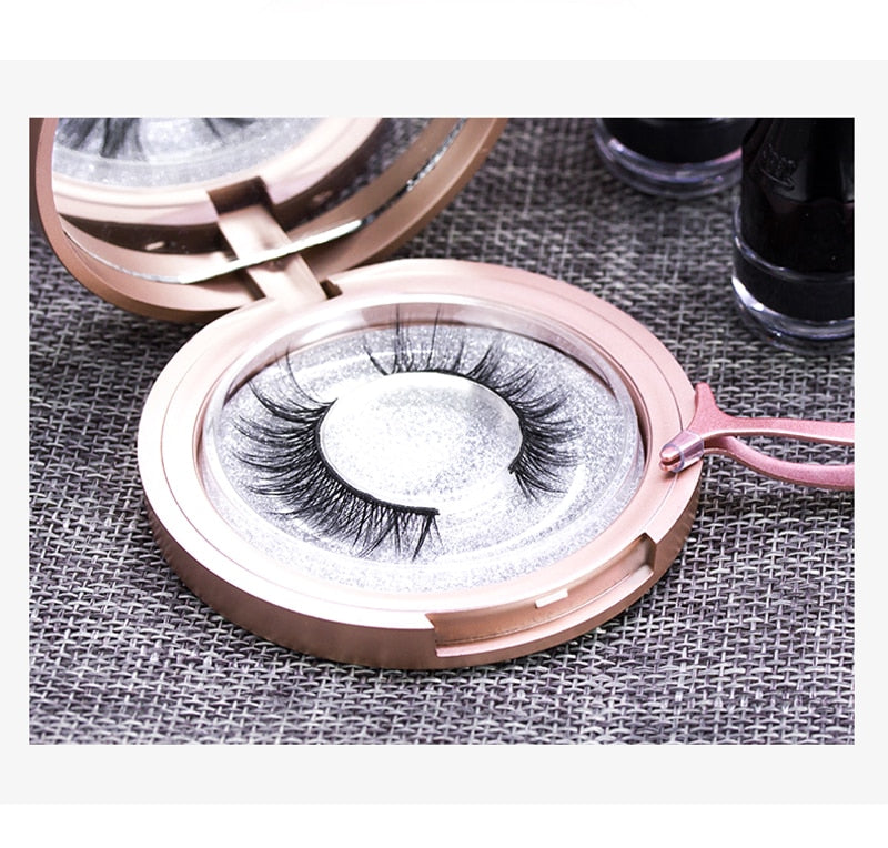 Magnetic Liquid Eyeliner & Magnetic False Eyelashes & Tweezer Set Waterproof Long Lasting Eyeliner False Eyelashes - TRIPLE AAA Fashion Collection