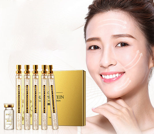 Ice Chrysanthemum Gold Protein Line Line Engraving Facial Light Lines Lifting Firming Micro-Engraving Set Box Skin Care Products