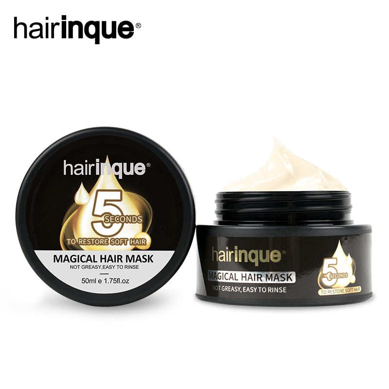 HAIRINQUE 50ml Magical treatment hair mask moisturizing nourishing 5seconds Repair hair damage restore soft hair care mask - TRIPLE AAA Fashion Collection
