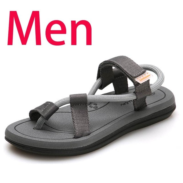 Men Sandals Summer Beach Shoes Roma Leisure Breathable Gladiator Sandals Male Shoes Adult Flip Flops Shoes Zapatos Hombre - TRIPLE AAA Fashion Collection