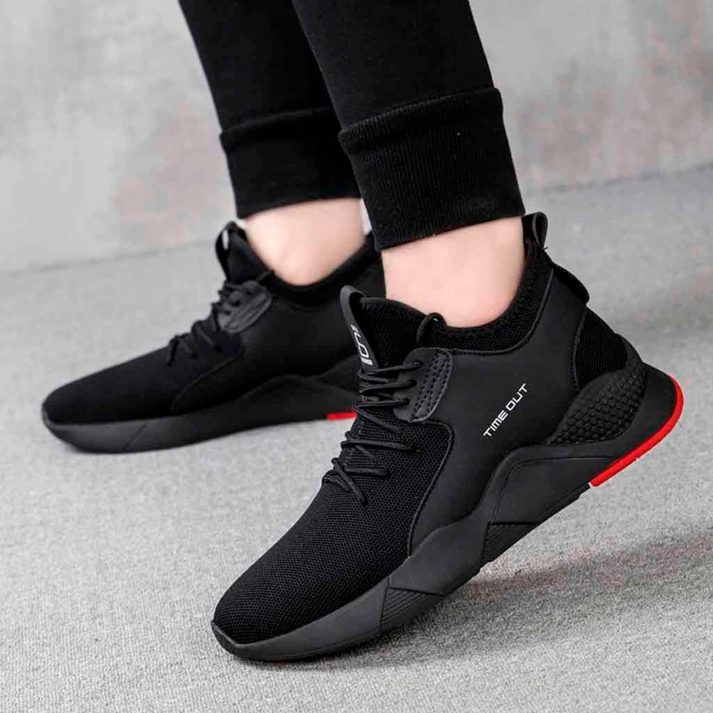 Men Casual Shoes Brand Men Shoes Men Sneakers Flats Mesh Slip On Loafers Fly Knit Breathable - TRIPLE AAA Fashion Collection