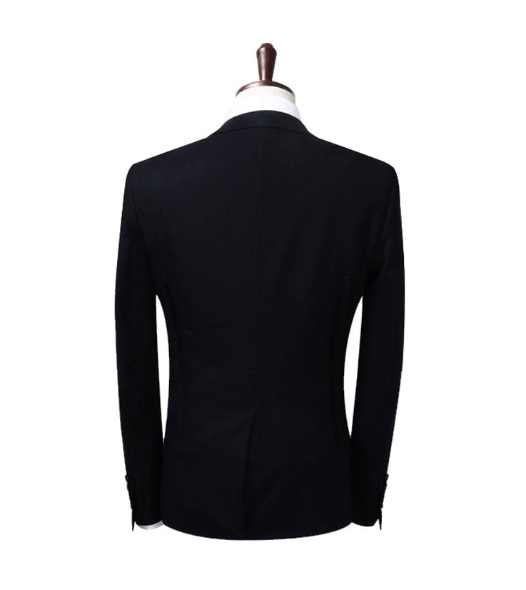 Suits Wedding Groom Plus Size 4XL 3 Pieces(Jacket+Vest+Pant) Slim Fit Casual Tuxedo Suit Male - TRIPLE AAA Fashion Collection
