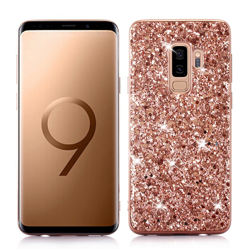 Phone Case for Samsung Galaxy S9 Plus Case Silicon Bling Glitter Crystal Sequins Soft TPU Cover Fundas for Samsung S9 Plus S9 - TRIPLE AAA Fashion Collection