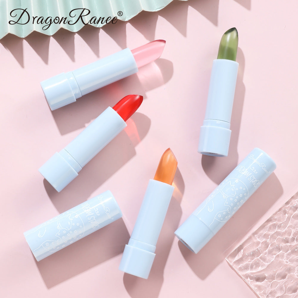 Color-Changing Lipstick Long-Lasting Moisturizing Not Easy To Decolorize Not Easy To Dip In The Cup Waterproof And Moisturizing Aloe Jelly Lipstick