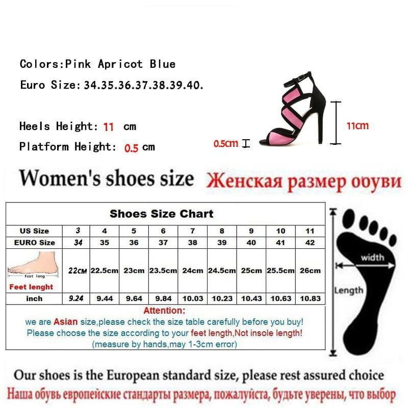 Eilyken New Desiger Sexy Women Sandals Hollow out Buckle Strap High Heels Bridesmaid Bridal Wedding Pumps Sandals size 35-40 - TRIPLE AAA Fashion Collection