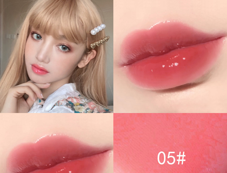 Dudu Lip Gloss Colorless Transparent Lip Gloss Bright Crystal Lip Gloss Glass Lip Fine Glitter Pearl With Shiny Jelly Color