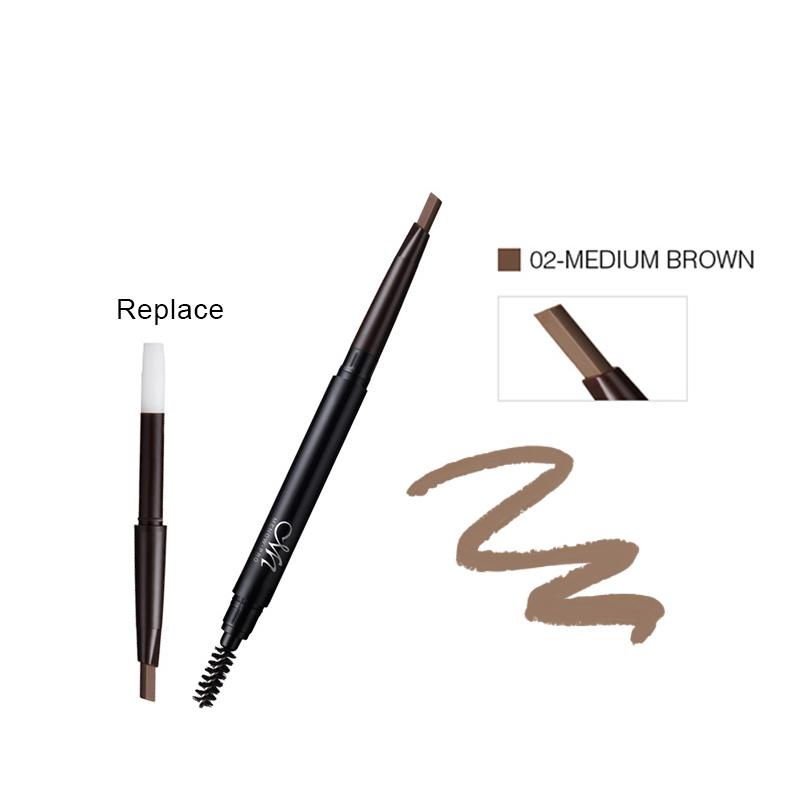 MENOW Brand Make up set Eyebrow Pencil With Brush and Replace Eyebrow Waterproof Long Lasting Cosmetic kit  E411 - TRIPLE AAA Fashion Collection