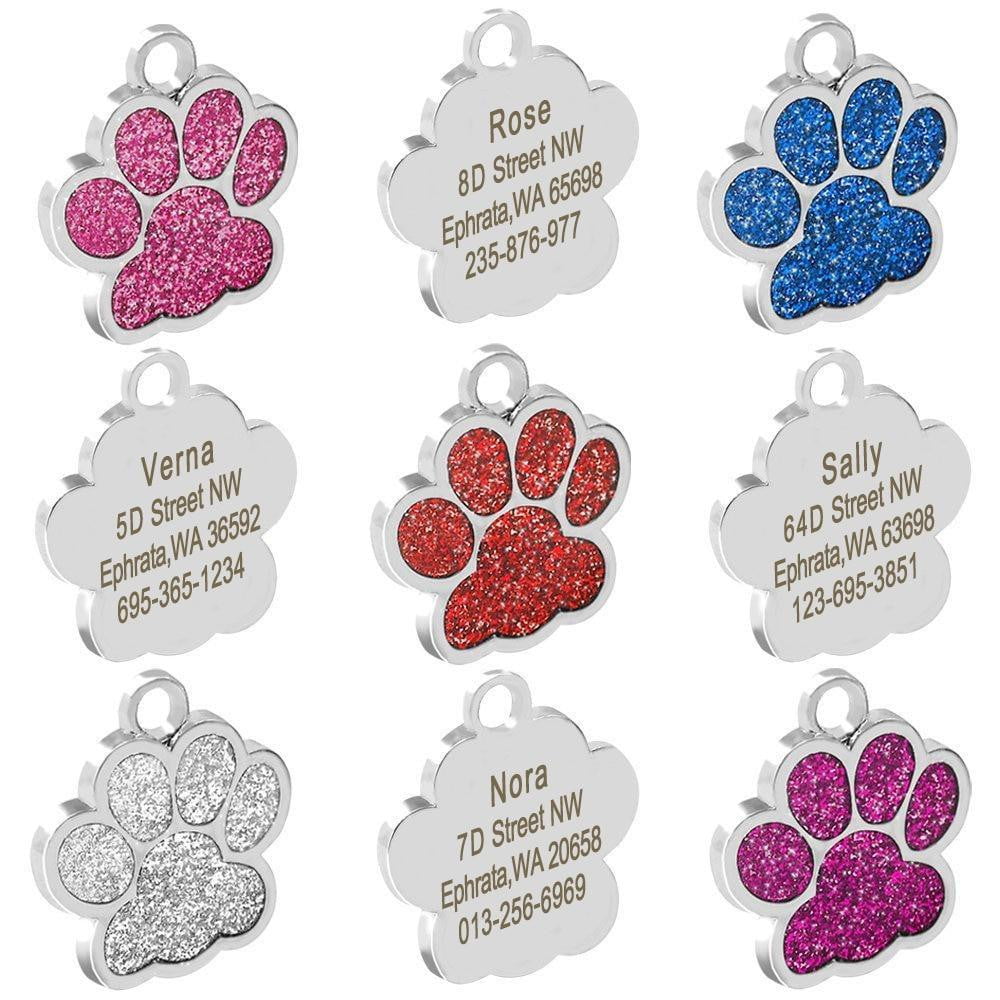 Customized Engraved Dog Tags Collar Tag - TRIPLE AAA Fashion Collection