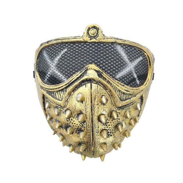 Halloween Devil COS Anime Stage Mask Ghost Steps Street Rivet Death Masks Watch Dogs Cosplay Stage Party Face Masks Accessories - TRIPLE AAA Fashion Collection