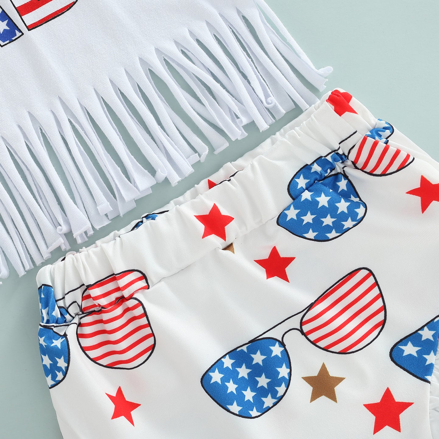 Citgeett Summer Independence Day Infant Baby Girl Pants Outf