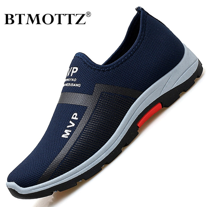 Summer Mesh Men Shoes Lightweight Sneakers Men Fashion Casual Walking Shoes Breathable Slip on Mens Loafers Zapatillas Hombre - TRIPLE AAA Fashion Collection