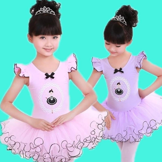 Children Dance Tulle Dress Girl Ballet Dress Fitness Clothing Performance Wear Leotard Costume Girl Ballet dresses 3-12Year - TRIPLE AAA Fashion Collection