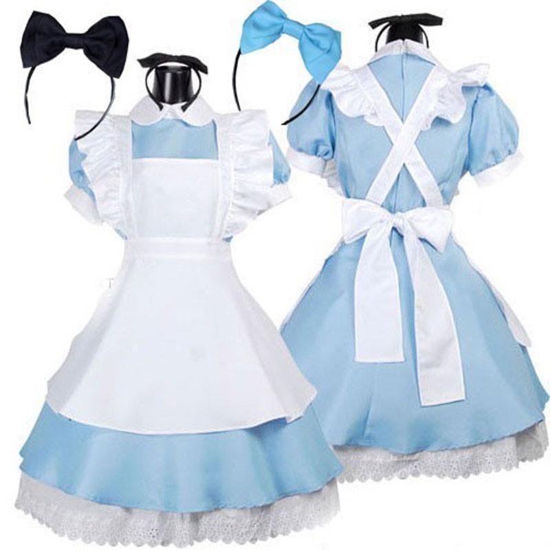 Costume Lolita Dress Maid Cosplay Fantasia Carnival Halloween Costumes - TRIPLE AAA Fashion Collection