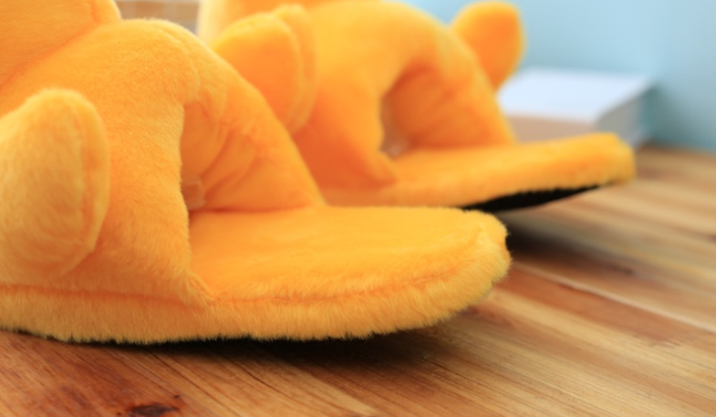 Winter Women Warm Indoor Slippers Ladies Fashion Cute Yellow Duck Shoes Women's Soft Short Furry Plush Home Floor Slipper - TRIPLE AAA Fashion Collection