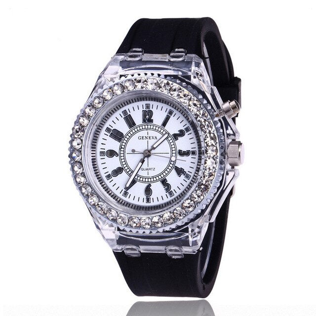 Led Flash Luminous Watch Personality Trends Students Lovers Jellies Woman Men's Watches - TRIPLE AAA Fashion Collection