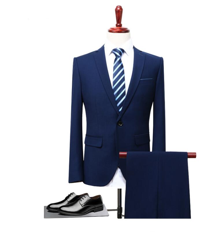 Suits Wedding Groom Plus Size 4XL 3 Pieces(Jacket+Vest+Pant) Slim Fit Casual Tuxedo Suit Male - TRIPLE AAA Fashion Collection