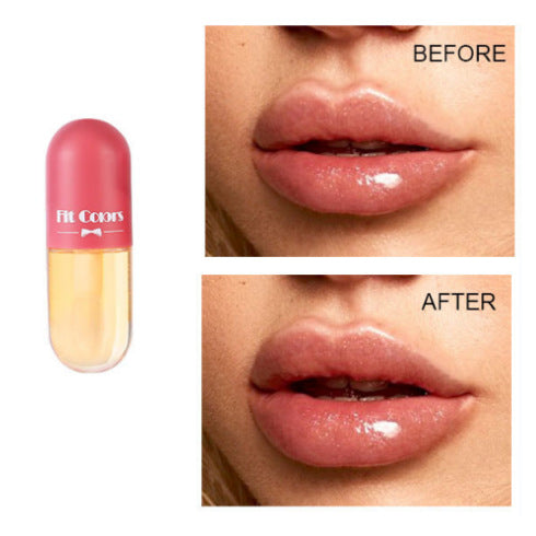 Fit Colors Mini Capsule Lip Gloss Moisturizing Moisturizing Transparent Color Changing Projectile Lip Gloss Oil