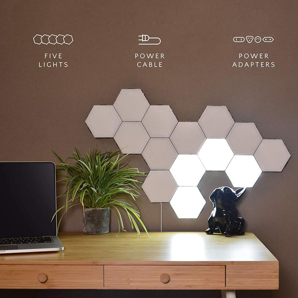 Quantum lamp led Hexagonal lamps modular touch sensitive lighting night light magnetic hexagons creative decoration wall lampara - TRIPLE AAA Fashion Collection
