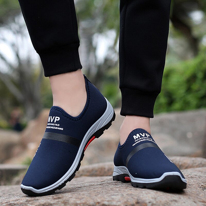 Summer Mesh Men Shoes Lightweight Sneakers Men Fashion Casual Walking Shoes Breathable Slip on Mens Loafers Zapatillas Hombre - TRIPLE AAA Fashion Collection