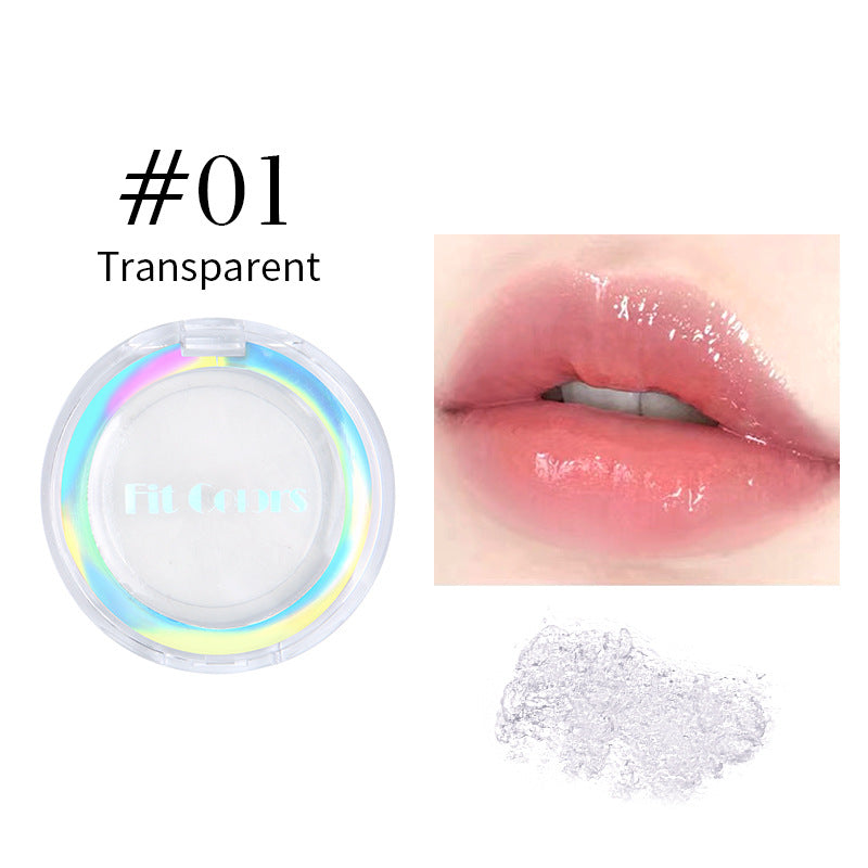 Fit Colors 3-Color Fresh Jelly Lip Mask Lip Mask Transparent Fine Flash Temperature-Controlled Discoloration Moisturizing Lip Jelly Lip Gloss