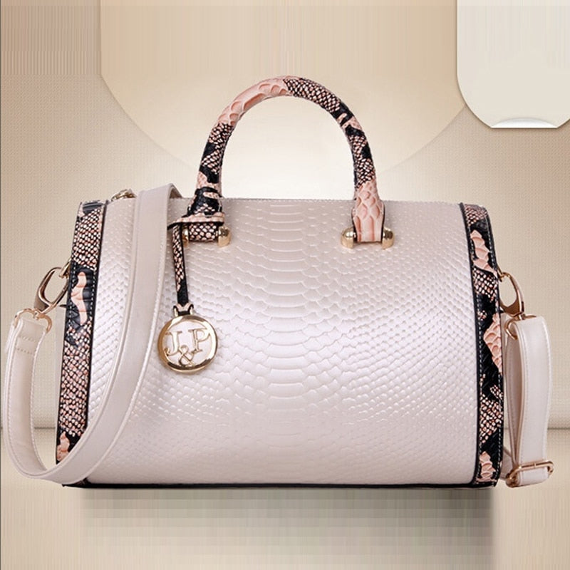Luxury Handbags Women Bags Designer Crossbody Bags For Women Shoulder Bag Crocodile Leather Purse Snake Skin Print Bag Stripe