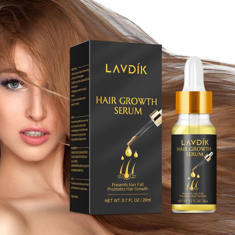 LAVDIK Ginger Fast Hair Growth Serum Essential Oil Anti Preventing Hair Lose Liquid Damaged Hair Repair Growing Dropship TSLM1 - TRIPLE AAA Fashion Collection