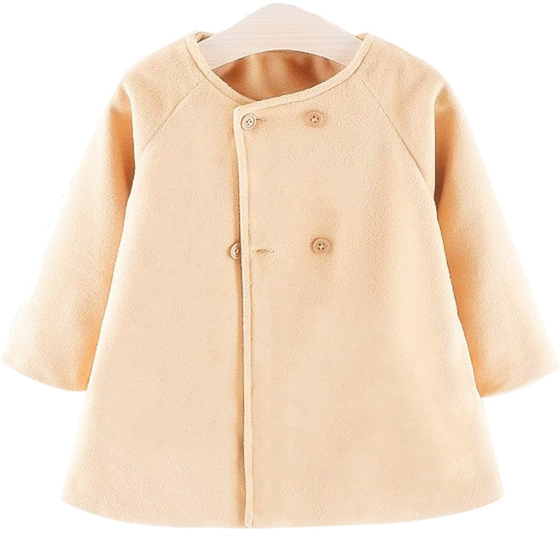 Baby Girl Boys Spring Winter Wool Blends Jacket Coat Clothes Infant Toddler Christmas New Years Costume Blend Clothing Outerwear