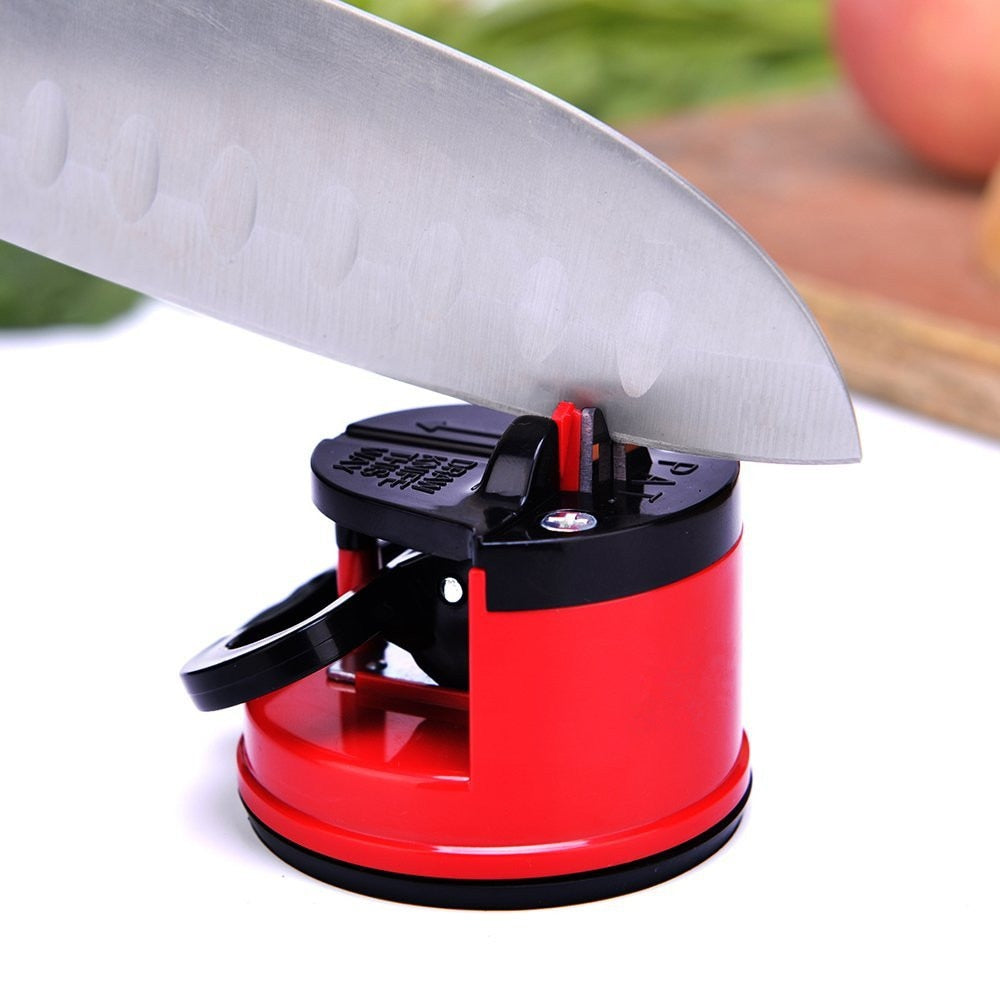 Suction Knife Sharpener Sharpening Tool Easy and Safe to Sharpens Kitchen Chef Knives Damascus Knives Sharpener - TRIPLE AAA Fashion Collection