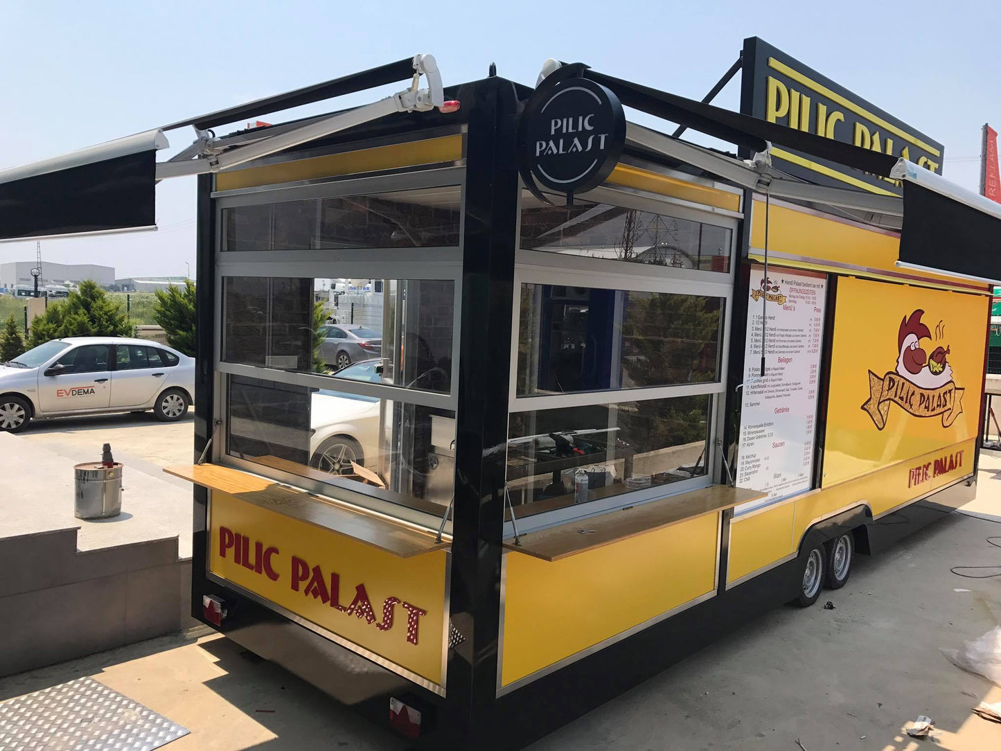 Fast Food Truck , Mobile Restourant & Food Trailer , Römork Büfe